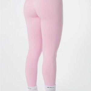 Velocity shape signature leggings - strawberry